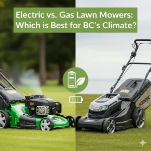 Electric vs. Gas Lawn Mowers: Which is Best for BC’s Climate?